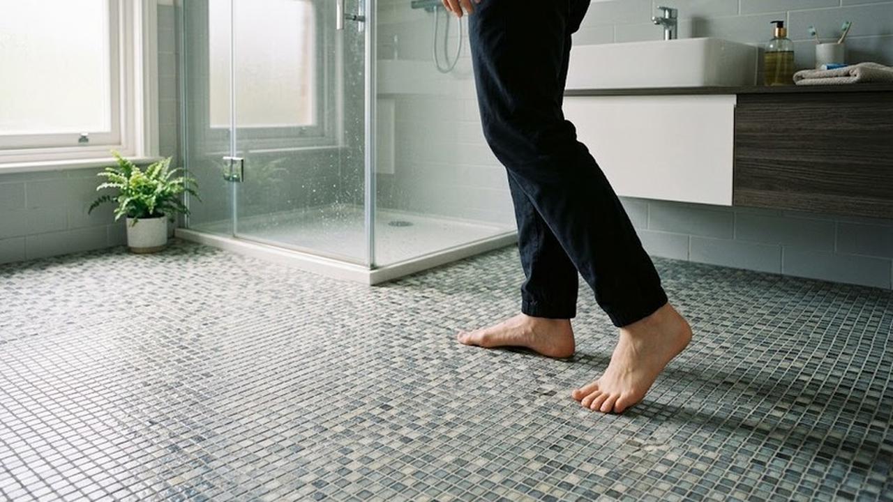 Jenis Lantai Kamar Mandi yang Tidak Mudah Berlumut dan Licin (AI Generated)