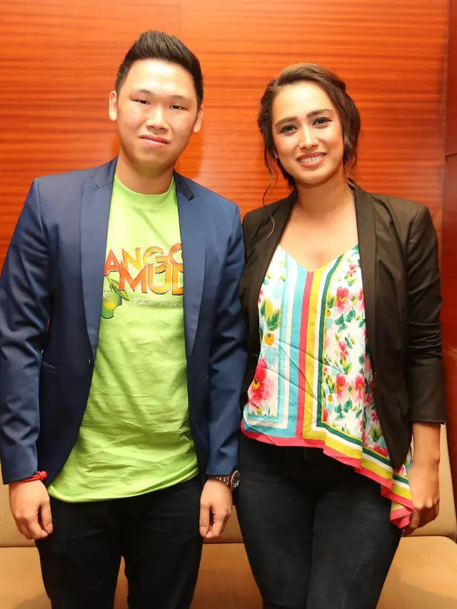 Alexandra Gottardo dan Angga Leonard, co produser film Mangga Muda
