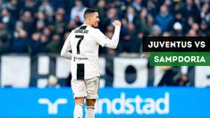 Juventus meraih kemenangan 2-1 atas Sampdoria dalam lanjutan Serie A pekan ke-19 di Allianz Stadium, Sabtu (29/12/2018)