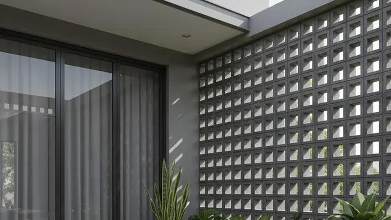7 Inspirasi Teras Rumah Modern dengan Dinding Roster Tembus Cahaya, Bikin Hunian Makin Kekinian