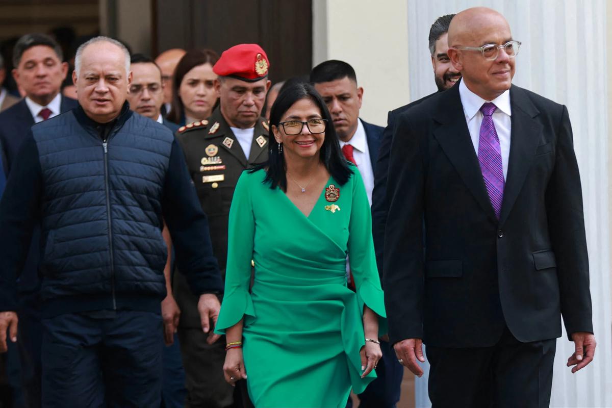 FOTO: Delcy Rodríguez Menjabat Presiden Sementara Venezuela