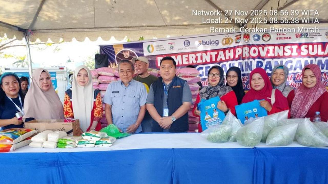 Jamin Stabilitas Harga Pangan Sulbar, Pemprov Gelar Pemantauan dan Gerakan Pangan Murah Jelang Natal dan Tahun Baru