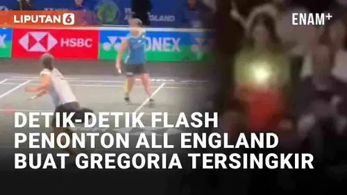 VIDEO: Detik-Detik Gregoria Mariska Tersingkir Usai Penonton All England Nyalakan Lampu Flash di Rubber Game