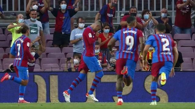 Martin Braithwaite Gemilang, Barcelona Sikat Real Sociedad