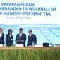 Paparan publik Laporan Keuangan Triwulan I-2024 Bank Mandiri. (Foto: Istimewa)