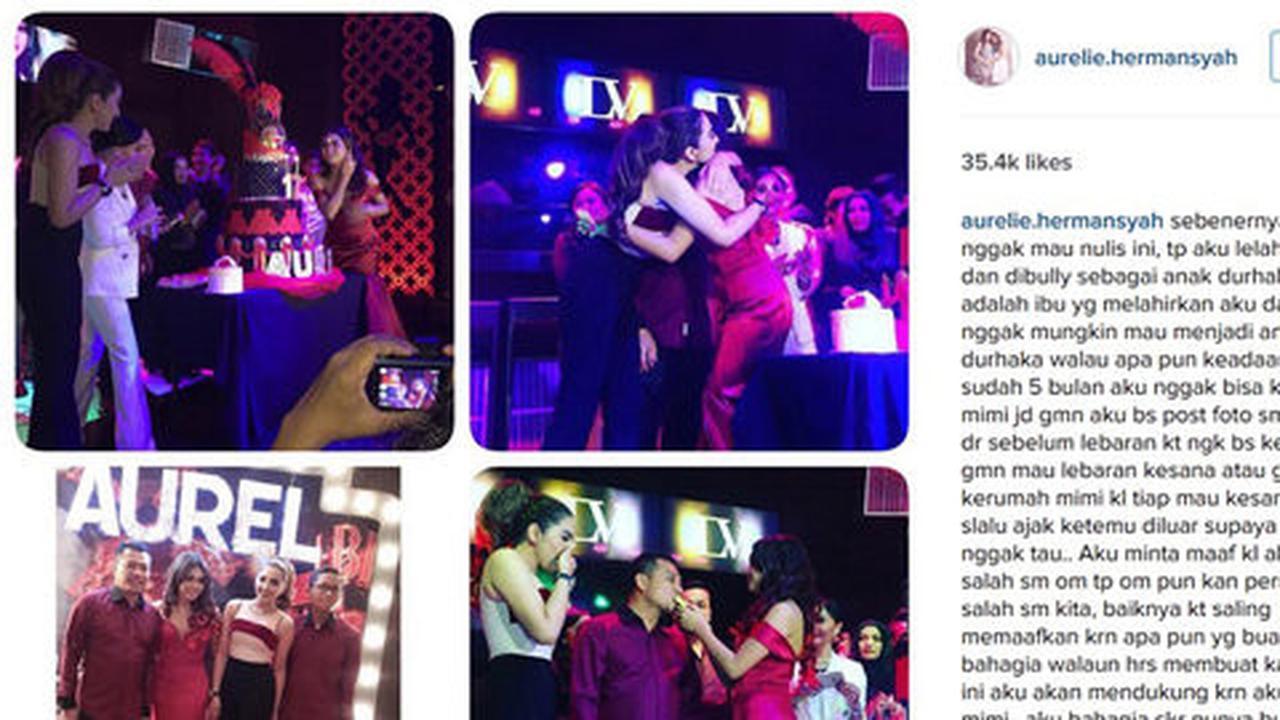 Kisah-kisah haru kebersamaan Aurel dengan Krisdayanti