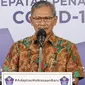 Juru Bicara Pemerintah untuk Penanganan COVID-19 Achmad Yurianto saat konferensi pers Corona di Graha BNPB, Jakarta, Minggu (28/6/2020). (Dok Badan Nasional Penanggulangan Bencana/BNPB)