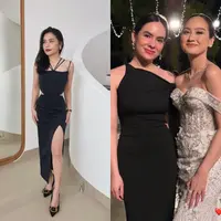 Deretan selebriti menghadiri resepsi pernikahan Ibrahim Risyad-Salshabilla Adriani di Bali. [@salshabillaadr]