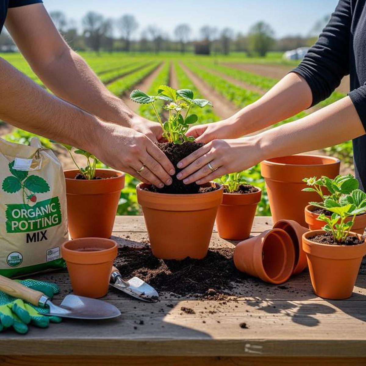Cara Mudah Menanam Stroberi di Pot, Hasil Manis dan Cantik untuk Dekorasi Rumah