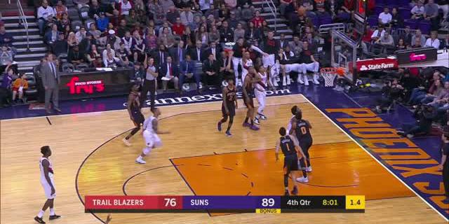 VIDEO : Cuplikan Pertandingan NBA, Trail Blazers 106 vs Suns 104