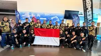 21 Personel Brimob Bela Timnas Indonesia pada Ajang Dunia Indoor Skydiving 2026 di Prancis
