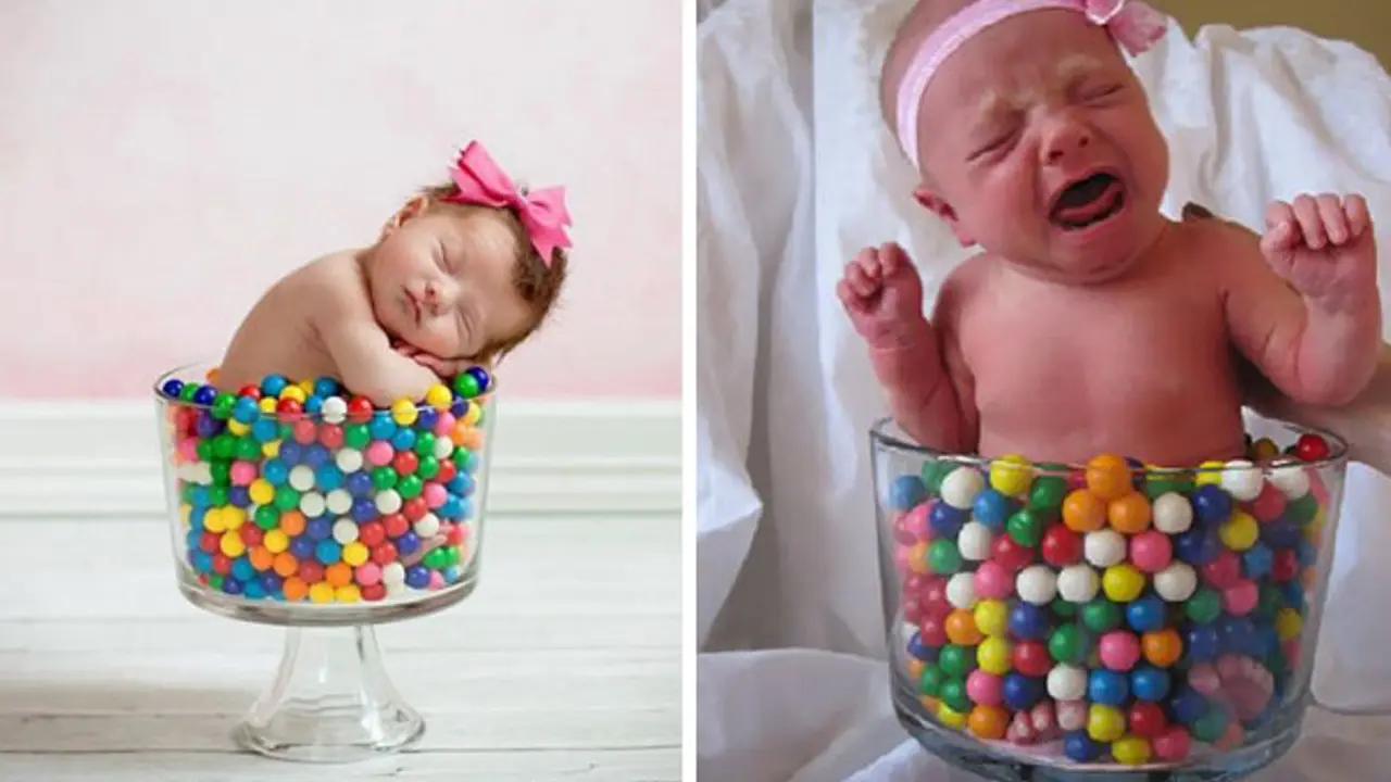 [Bintang] 10 Foto Super Lucu Pemotretan Bayi yang Gagal, Wajib Lihat!