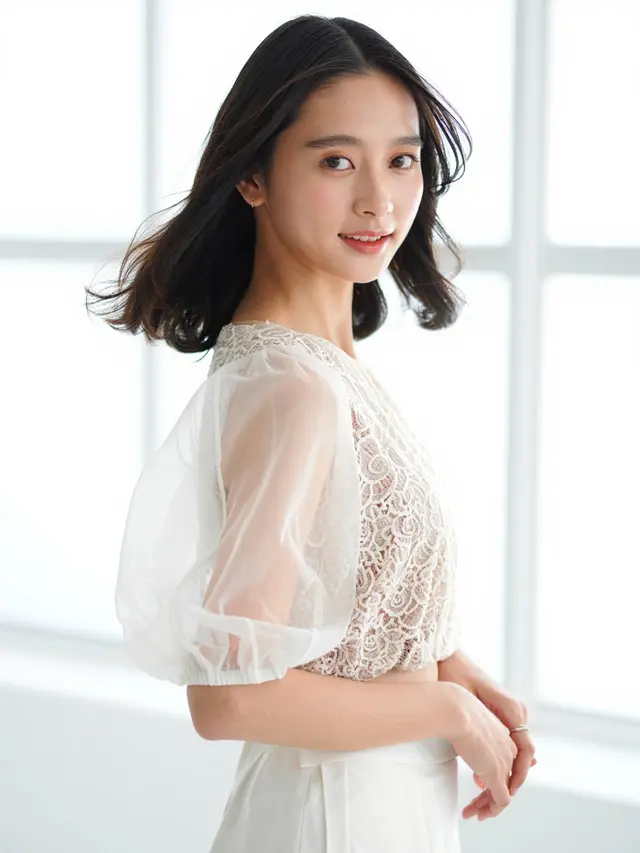 Brokat Kombinasi Satin Lengan Puff 2025