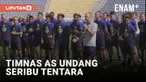 Latihan timnas Amerika Serikat di Doha Qatar jelang piala dunia dihadiri seribuan tentara serta keluarganya. Ada apa ya?