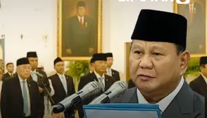Momen Presiden Prabowo Pimpin Sumpah Jabatan Lantik 26 Anggota Wantimpres