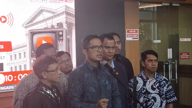 Kubu febrie adriansyah di pengadilan tipikor jakarta. (liputan6.com/rifqy alief abbiya).