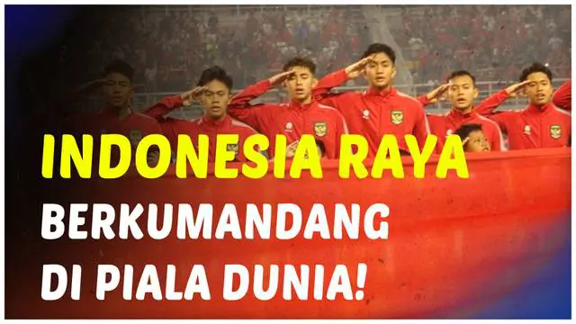 Berita video momen Lagu Kebangsaan Indonesia Raya berkumandang sebelum laga Grup A Piala Dunia U-17 2023 antara Timnas Indonesia U-17 melawan Timnas Ekuador U-17 pada Jumat (10/11/2023) malam WIB.
