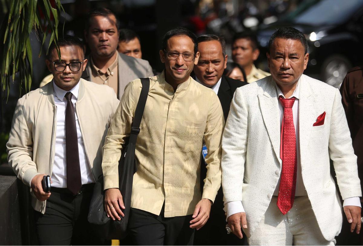 FOTO: Nadiem Makarim Penuhi Panggilan Diperiksa KPK