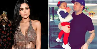 Rob Kardashian terlihat lebih kurus saat pamer foto ulang tahunnya bersama dengan Dream. Ternyata Kylie Jenner ikut ambil andil dala hal itu. (HollywoodLife)
