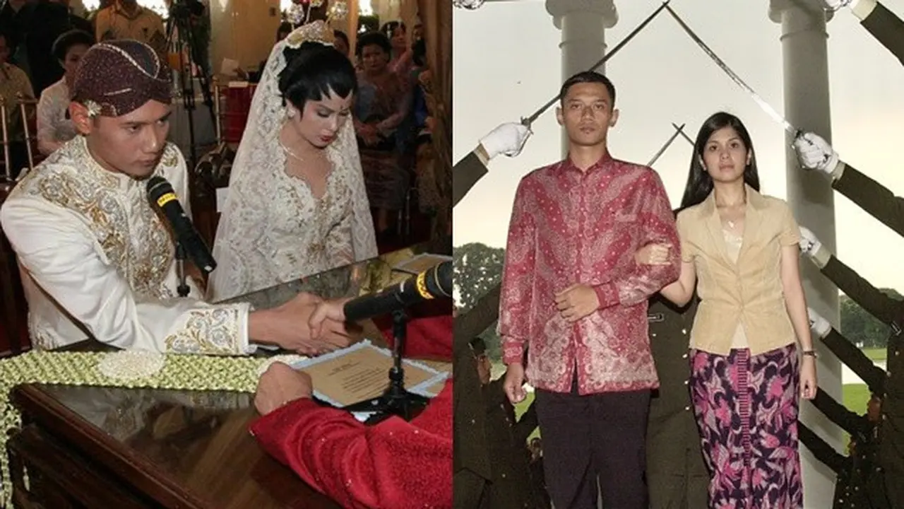 6 Potret Lawas Pernikahan Annisa Pohan dan AHY, Prosesi Pedang Pora Baru Terungkap