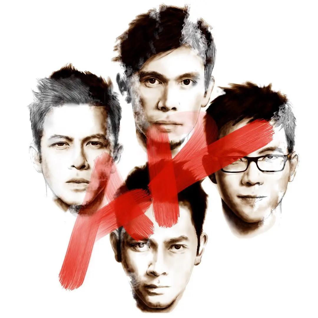 Desain gambar band NOAH. (Instagram - @ariel_inst)