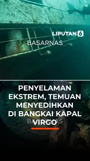 Penyelaman Ekstrem, Temuan Menyedihkan di Bangkai Kapal Virgo