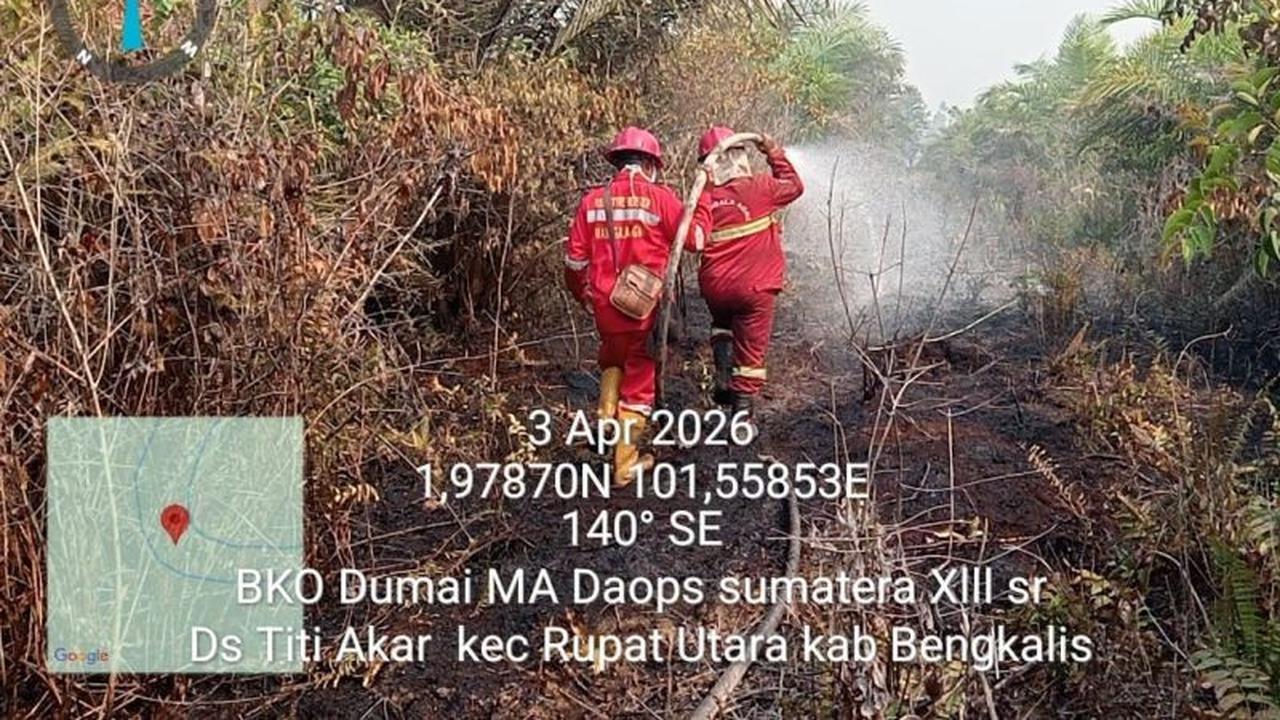 BMKG Deteksi 310 Titik Panas Riau, Bengkalis Jadi Titik Panas Terbanyak
