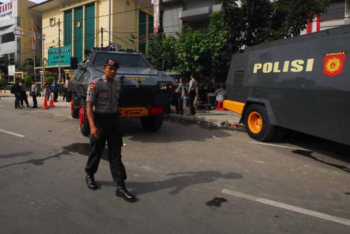 Ratusan polisi dikerahkan jaga sidang vonis John Kei