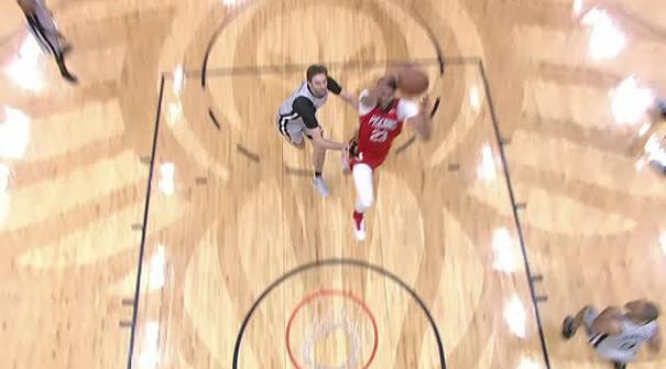 Berita video game recap NBA 2017-2018 antara New Orleans Pelicans melawan San Antonio Spurs dengan skor 122-98.