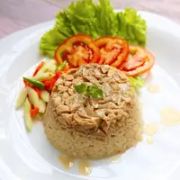Nasi tim ayam. (Sumber Foto: sendokgarpoe_/Instagram)