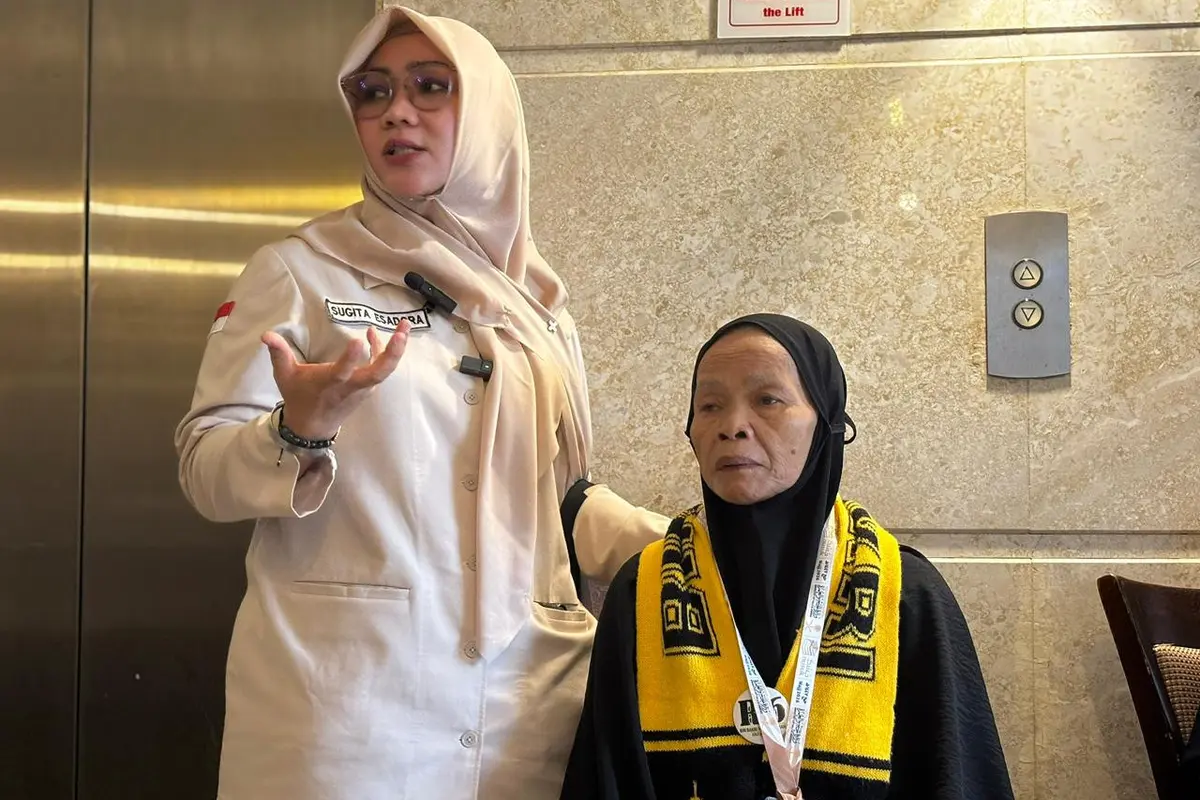 Koordinator Layanan Lansia dan Disabilitas Sektor 10 Daerah Kerja (Daker) Makkah, Sugita Esadora, saat ditemui di Makkah, 16 Mei 2026. (Liputan6.com/Asnida Riani/Media Center Haji 2026)