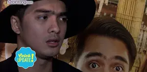 Hadir di wisuda S2 istrinya, Herfiza Novianti, Ricky Harun beli bunga dadakan. 