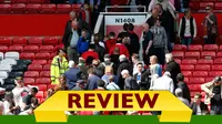 Video review laga pamungkas Premier League musim ini, kemenangan Arsenal berhasil menggeser Spurs dan duel MU ditunda.