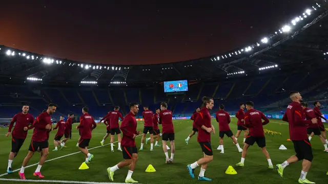 FOTO: Intip Persiapan Pemain Turki Jelang Hadapi Italia di Euro 2020