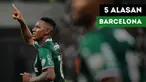 Barcelona merekrut bek anyar dari Palmeiras, Yerry Mina.