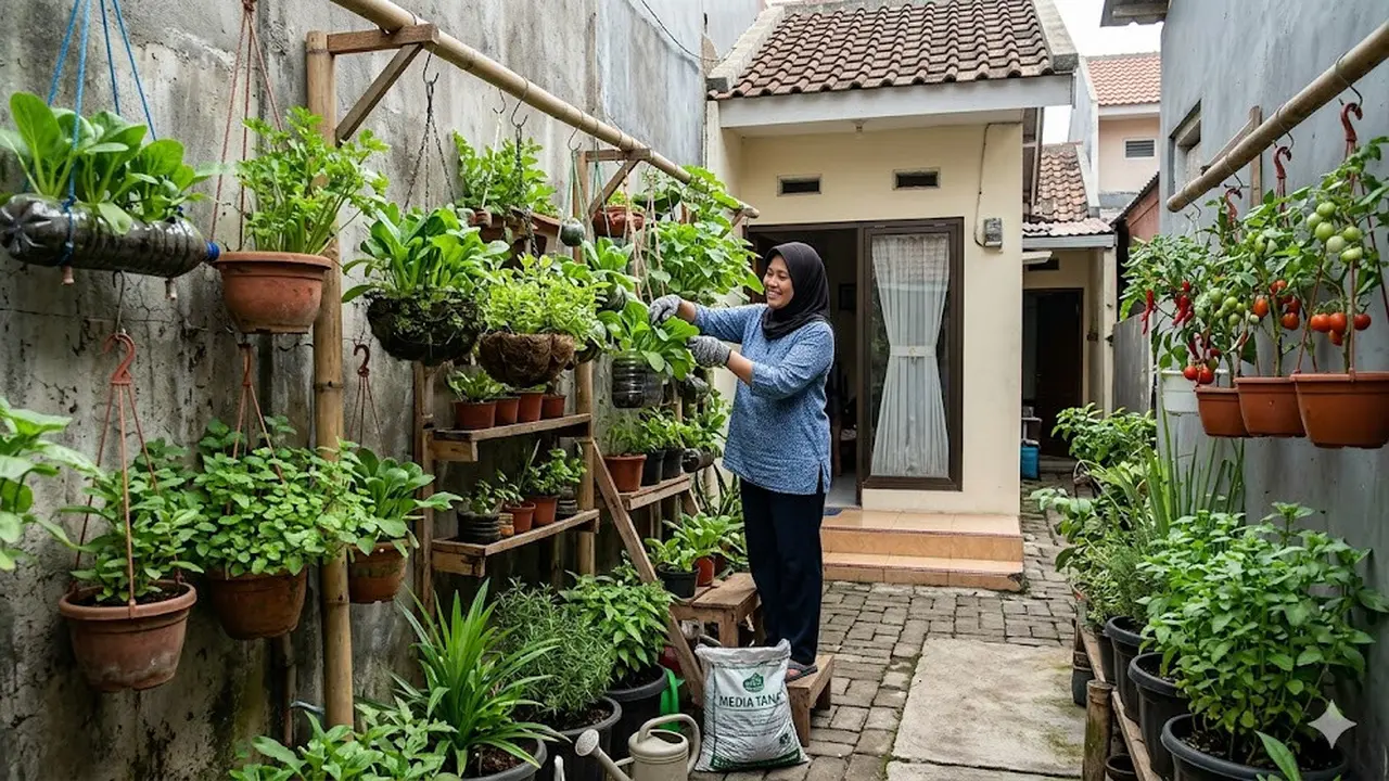 9 Ide Kebun Sayur di Lahan Kecil agar IRT Tidak Sering Belanja di Pasar