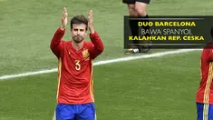 Spanyol meraih 3 poin usai mengalahkan Republik Ceska 1-0 pada penyisihan grup D Piala Eropa 2016.
