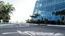 Foto yang diabadikan pada 18 April 2020 ini menunjukkan Palais des Festivals yang kosong di Cannes, Prancis. Salah satu festival film terbesar di dunia yang sedianya berlangsung pada 12-23 Mei 2020 ini tidak akan berlangsung dalam "bentuk aslinya" akibat pandemi COVID-19. (Xinhua/Serge Haouzi)