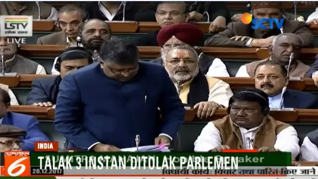 Parlemen India Resmi Tolak Praktik Talaq Tiga Instan