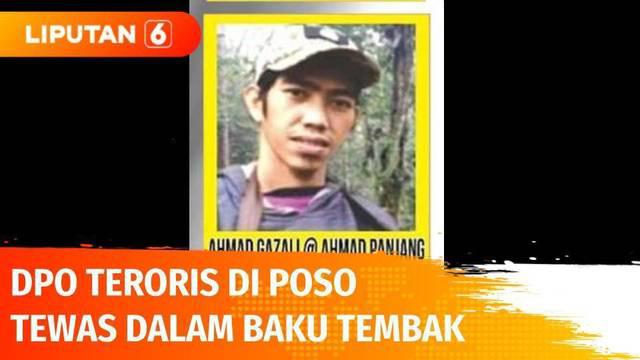 Seorang anggota Mujahidin Indonesia Timur yang merupakan DPO teroris Poso, tewas ditembak oleh Satgas Madago Raya. Di lokasi kontak senjata, petugas temukan tas berisi senjata tajam dan bahan peledak.