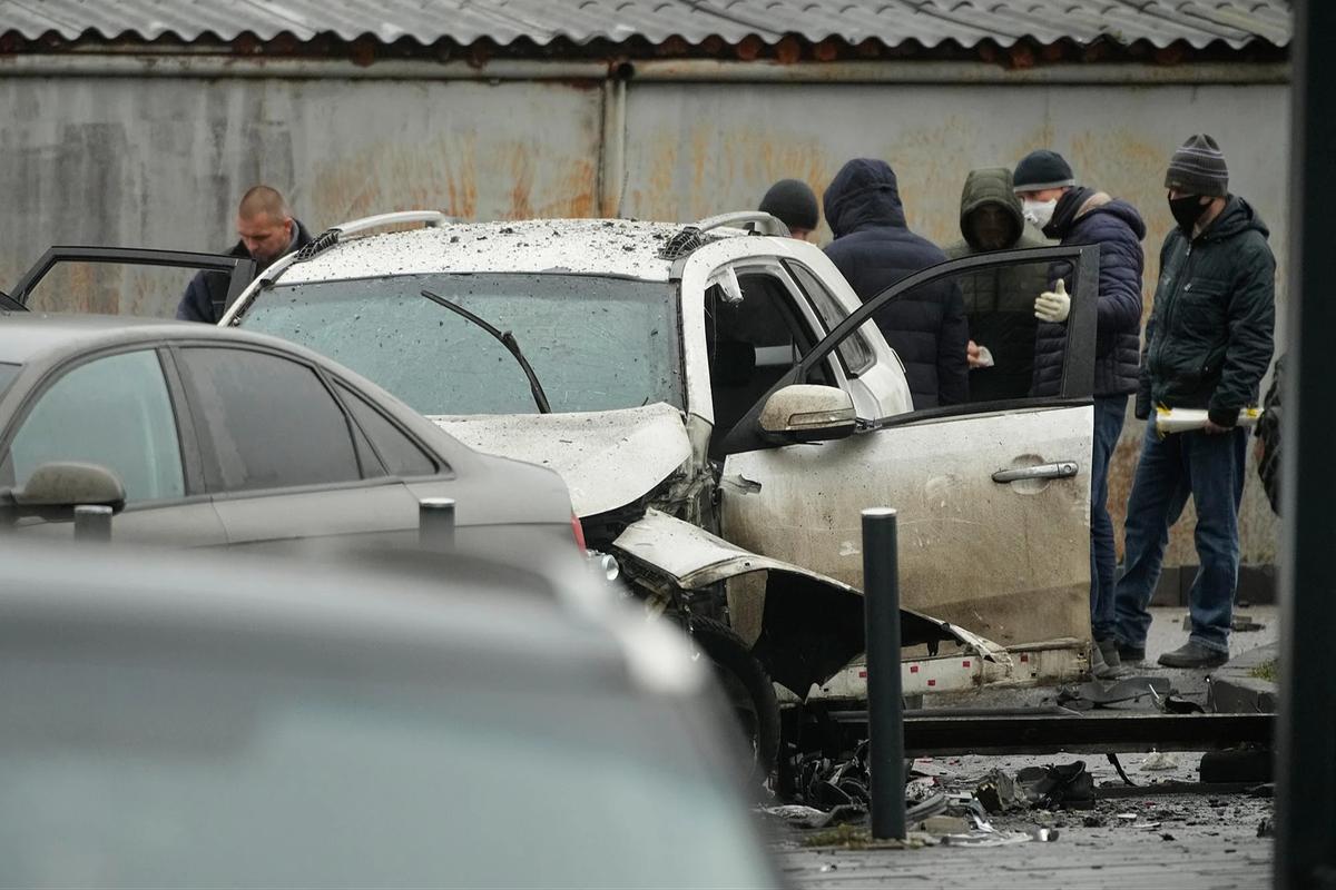 FOTO: Ledakan Mobil di Moskow Tewaskan Jenderal Senior Rusia