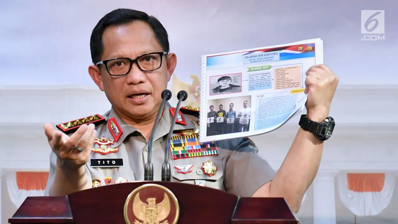 Ini Dia Sketsa Tersangka Penyerang Novel Baswedan 
