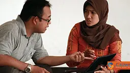Peserta lomba Citizen Journalism sedang berdiskusi. (Pengirim : Ady Permadi)