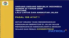 Menurut undang-undang Lalu Lintas dan Angkutan Jalan  yang dilarang adalah menggunakan telepon genggam saat berkendara.