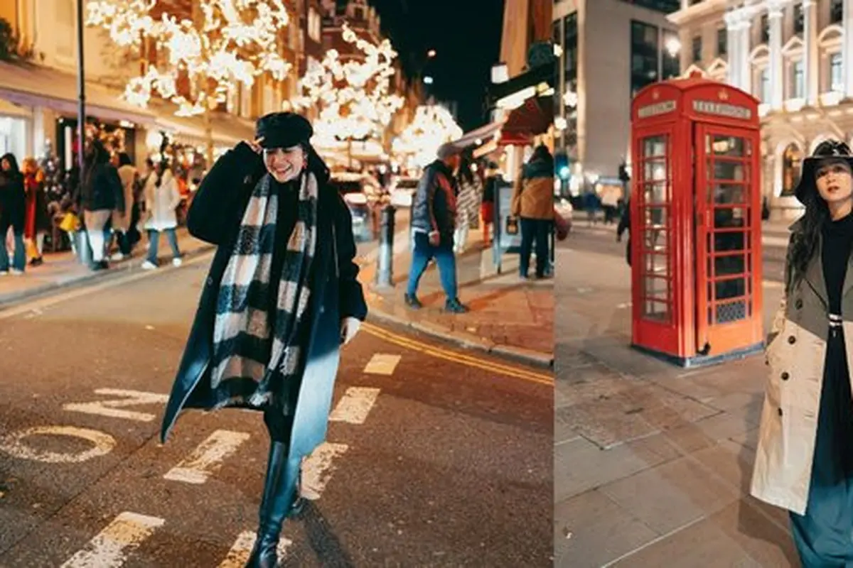 Gaya Febby Rastanty Pakai Long Coat Saat Berlibur ke Luar Negeri (credit: instagram/febbyrastanty)