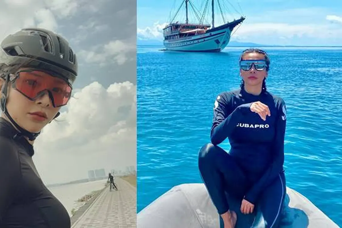 Kerap Tampil Sporty, Ini 6 Potret Dita Anggraeni Jalani Olahraga