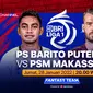 Jadwal Acara BRI Liga 1 Jumat 28 Januari : PSM Makassar Vs PS Barito Putera