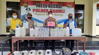 Jadi Sumber Masalah, Polres Bangli Amankan Ratusan Liter Arak Ilegal