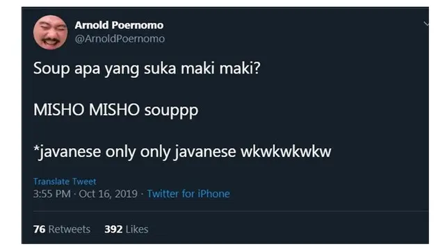Tebak-Tebakan Receh ala Chef Arnold ini Bikin Tepuk Jidat