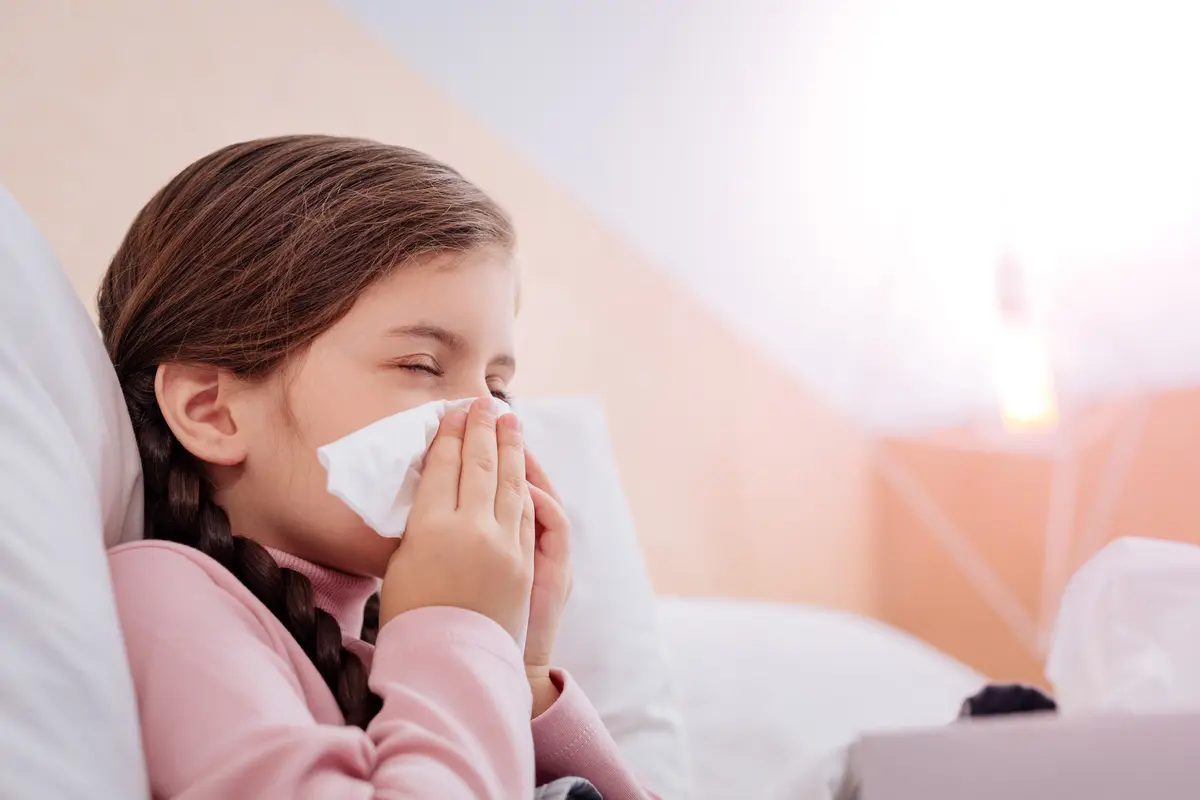 anak flu